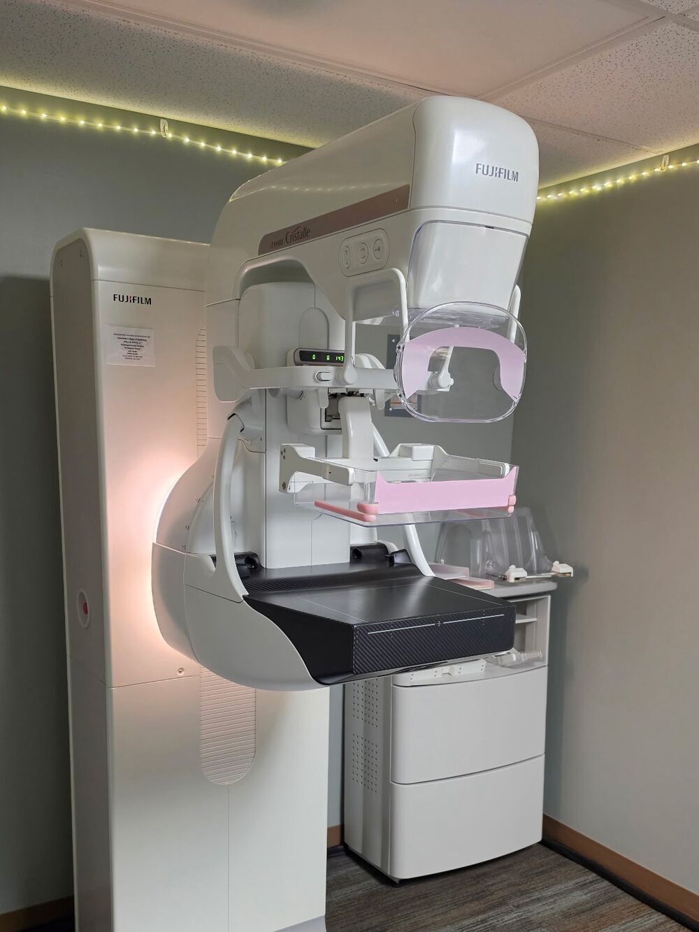 The FUJIFILM 3D mammography unit in the imaging department at Washington County Hospital